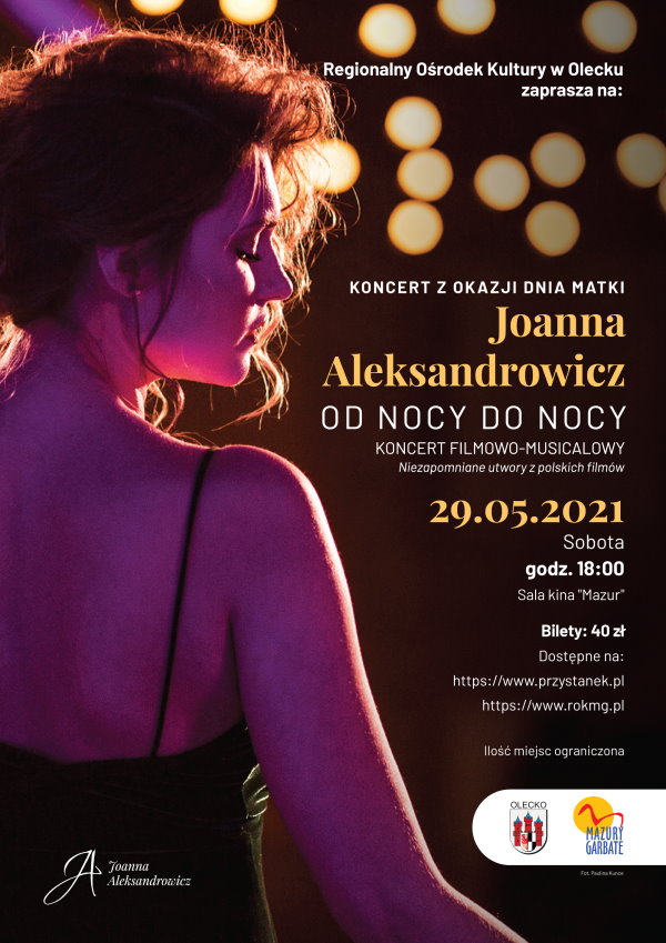 Koncert Joanny Aleksandrowicz - impreza z okazji Dnia Matki