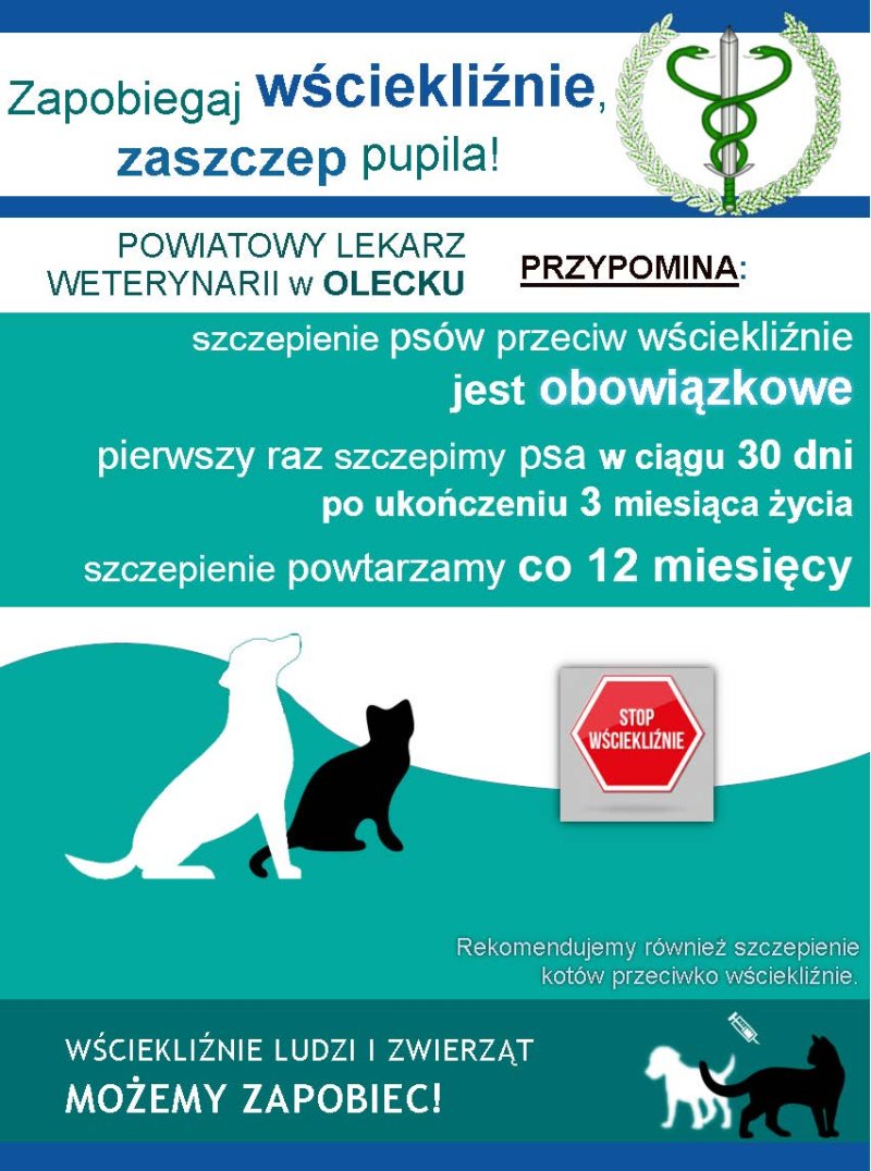 Plakat informacje o potrzebie szczepień.